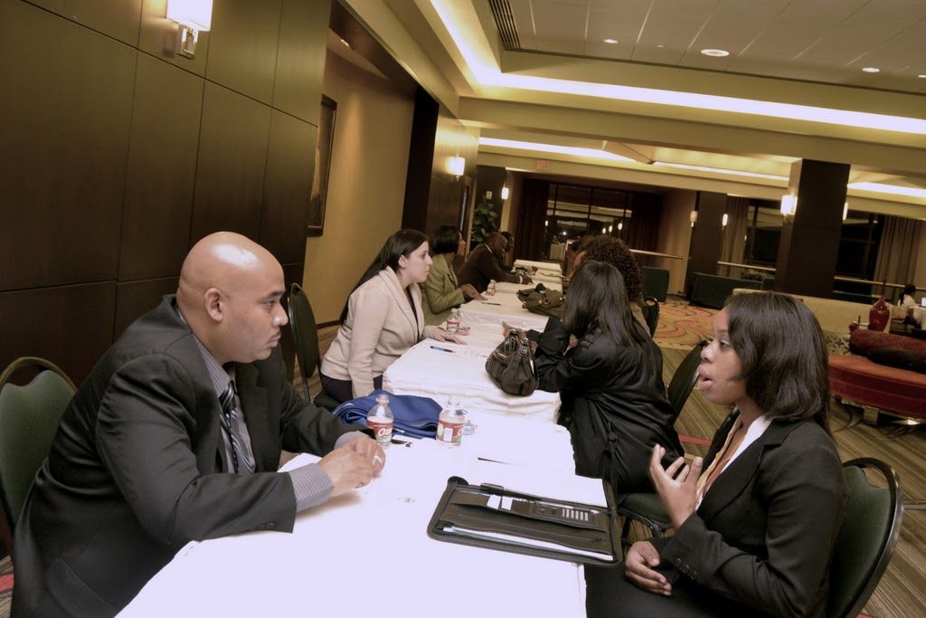 Attorney and law student networking at NBPLC